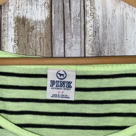 Victoria's Secret Green Striped Long Sleeve - Picture 6 of 8